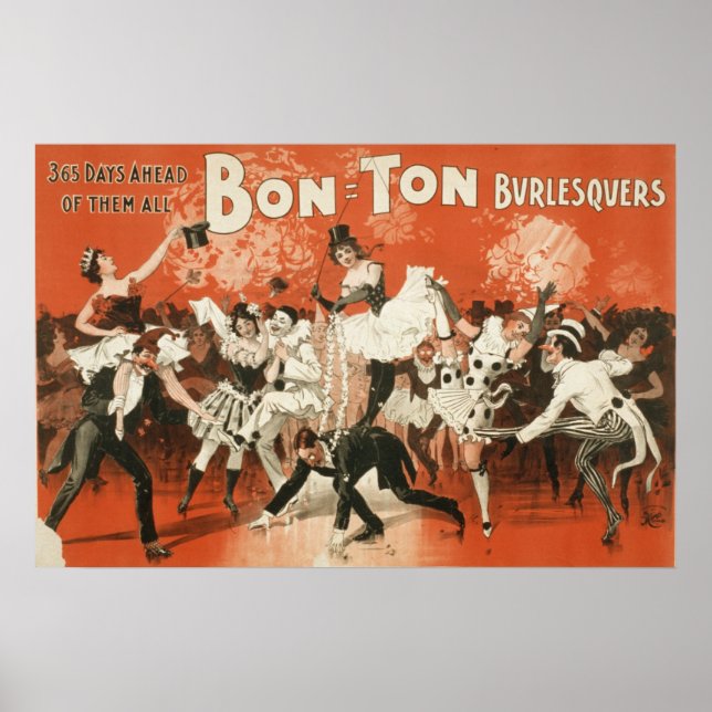 Poster Bon Ton Burlesquers 365 dias antes de todos (Frente)