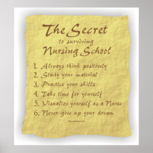 Pôster BonafideNurse_-_Secret_to_Surviving_Nursing_School