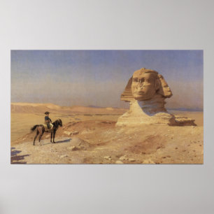 Poster Bonaparte antes da esfinge