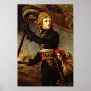 Pôster Bonaparte na ponte de Arcola por Gros, Antoine
