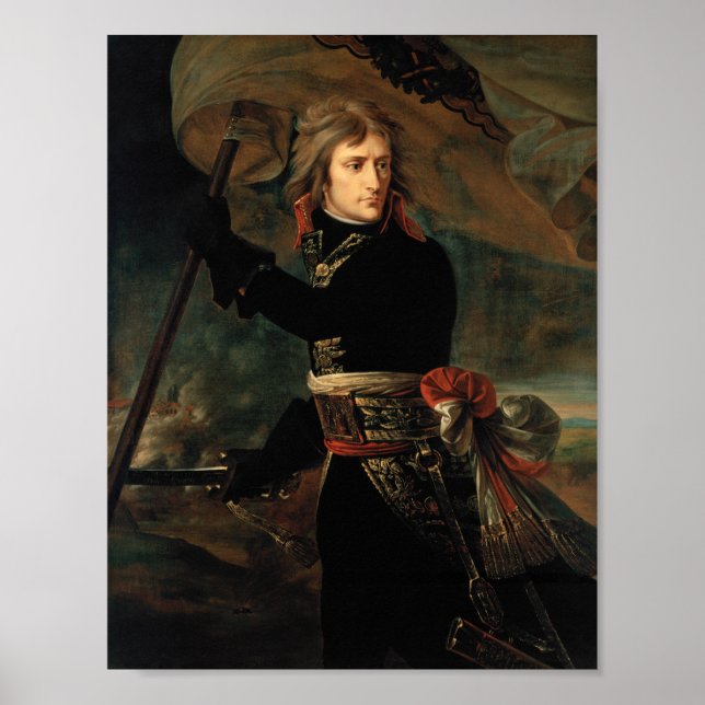 Poster Bonaparte no Pont d'Arcole (Frente)