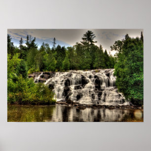 Poster Bond Falls, Michigan.