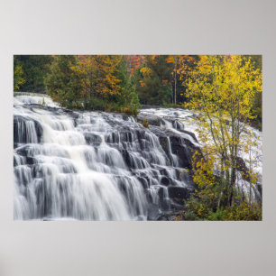 Pôster Bond Falls no Outono Perto de Paulding, Michigan