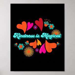 Poster Bondade É Motivação Do Estilo De Hippie De Boho Ma