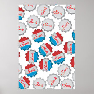 Poster Boné Vintage Soda