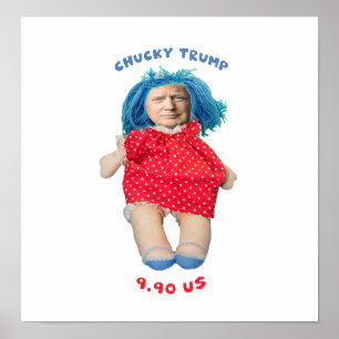 Pôster Boneca de Chucky Donald Trump