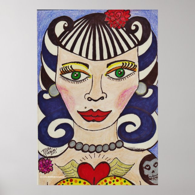 Poster "Boneca inadequada" (Frente)