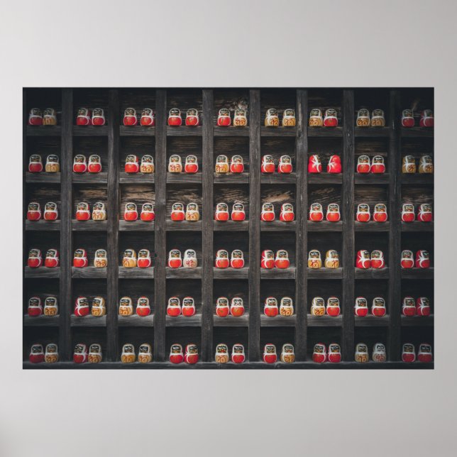 Poster Boneca Matryoshka na prateleira (Frente)