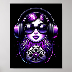 Poster Boneca Russa Matryoshka Música Rússia Boneca Russa