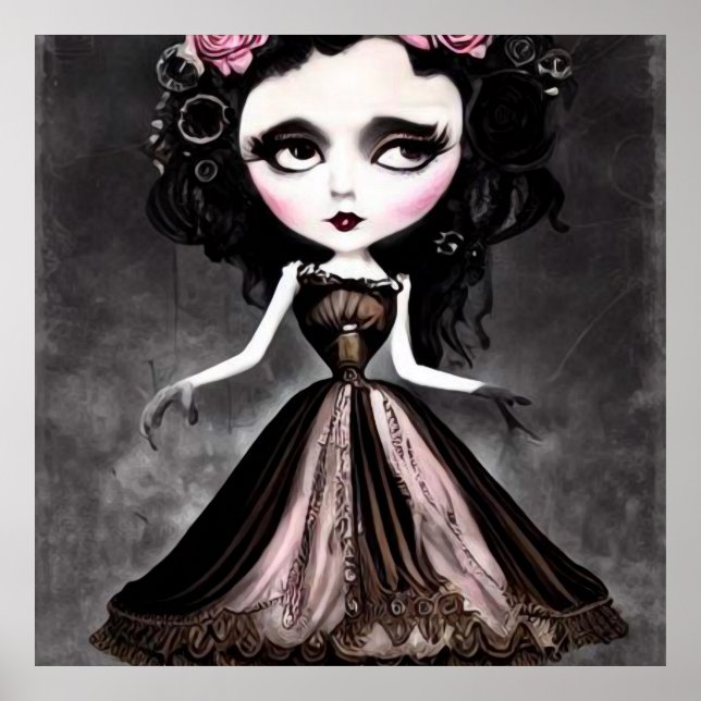 Poster Boneca Vintage (Frente)