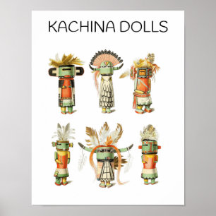 Poster Bonecas de Kachina