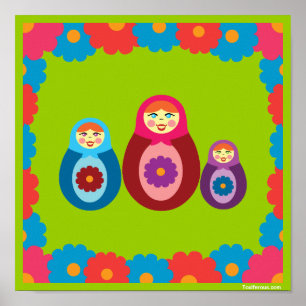 Poster Bonecas de Matryoshka