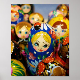 Poster Bonecas de ninho russas