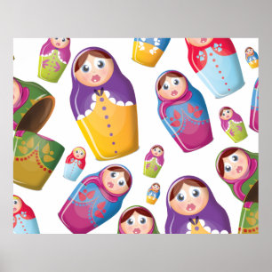 Pôster Bonecas Matryoshka