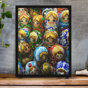 Pôster Bonecas Matryoshka Quiosque de Lembranças Foto de