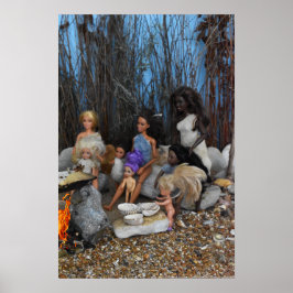 Poster Bonecas pré-históricas.