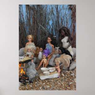 Poster Bonecas pré-históricas.