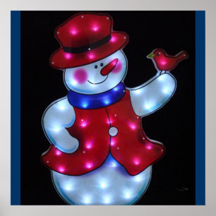 Pôster Boneco de neve