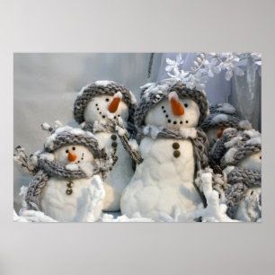 Pôster Boneco de neve do Natal