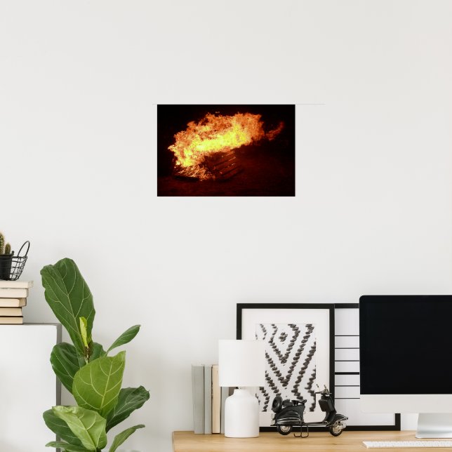 Pôster Bonfire (Escritório em casa)