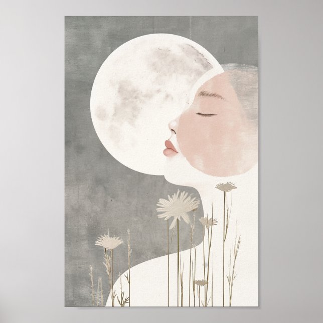 Poster Bonita Boho Mulher (Frente)