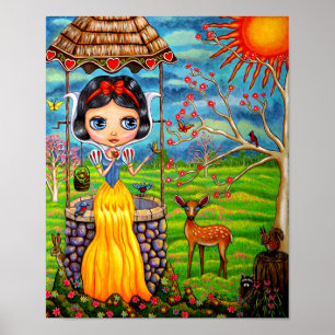 Poster Bonita Bonita Bonita Garota Olheira Desejando Bem