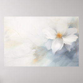 Poster Bonita flor de abstrato