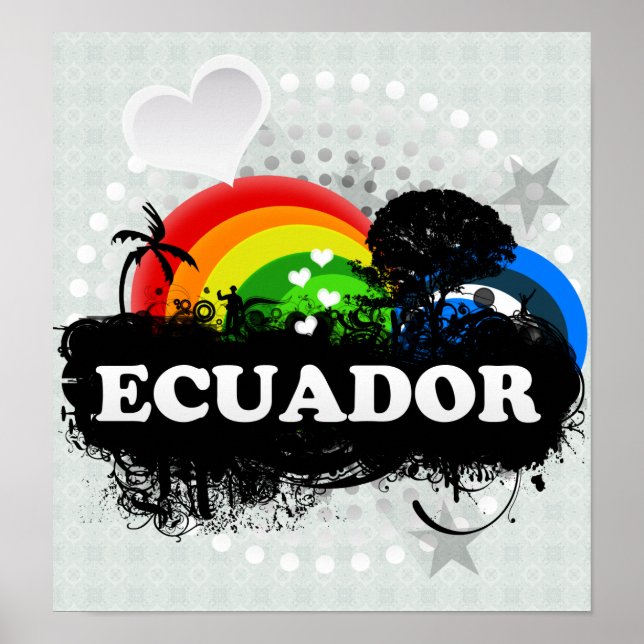 Pôster Bonita Frutura Equador (Frente)