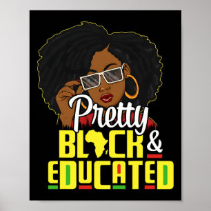 Poster Bonita, Negra E Educada Eu Sou A Africana Forte