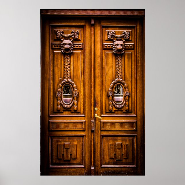 POSTER BONITA PORTA DE VINTAGEM (Frente)