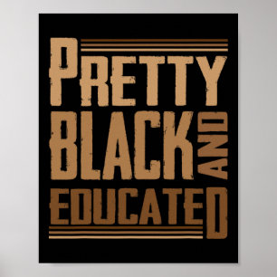 Poster Bonita, Preta e Educada Eu Sou a Africana Forte
