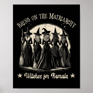Poster Bonita Traga A Matriarquia Witchy Para Kamala Wick