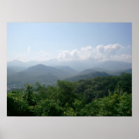 Bonitas Montanhas de Fumo