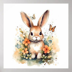 Poster Bonitinho de Bebê da Floresta Bonita Arte de Enfer