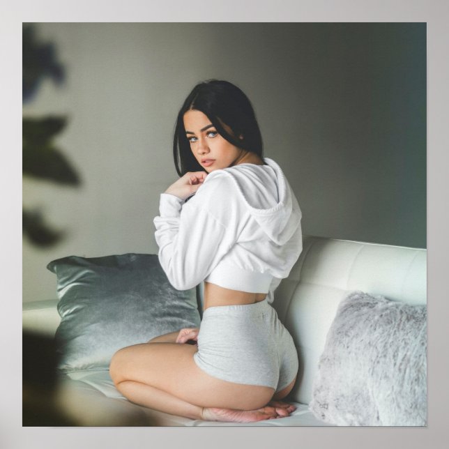 Poster Bonito bebê em fotos curtas (Frente)