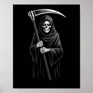 Poster Bonito Ceifador de Grelha Maluco, Monstro de Garra