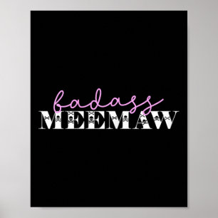 Poster Bonito D Meemaw Cães Engraçados Mee-maw