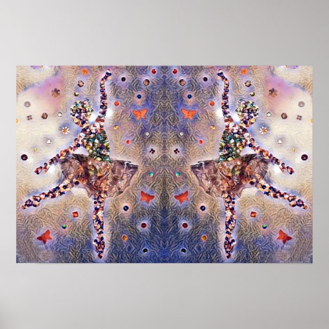 Poster Bonito Dançarino Roxo Roxo (Frente)