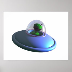 Poster bonito do UFO de Lil