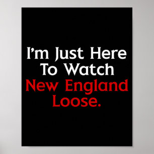 Poster Bonito Estou aqui apenas para assistir a Nova Ingl