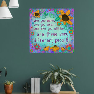 Poster Bonito Floral Que Você Está Citando Inspirivência