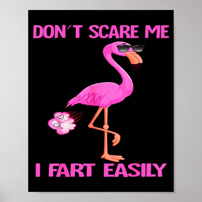 Poster Bonito Não Me E Eu Peido Fácil Piada de Peido Flam (Frente)