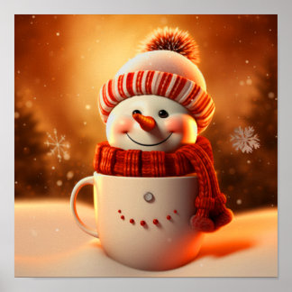 Poster Bonito Neve Vestido