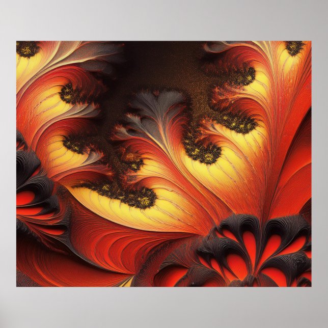 Poster Bonito Newtonbrot Colorido de outono (Frente)