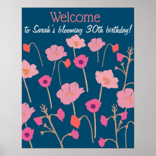 Poster Bonito Partido Floral 30