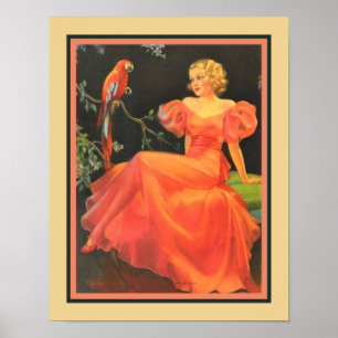 Poster "Bonito por favor" Art Deco de 1930