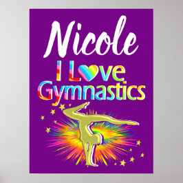 POSTER BONITO PÚPULO EU AMO GINÁSTICO DESIGN