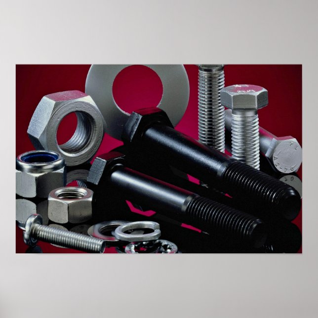 Pôster Bonitos prendedores industriais (Frente)