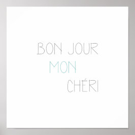 Poster Bonjour Mon Cheri II