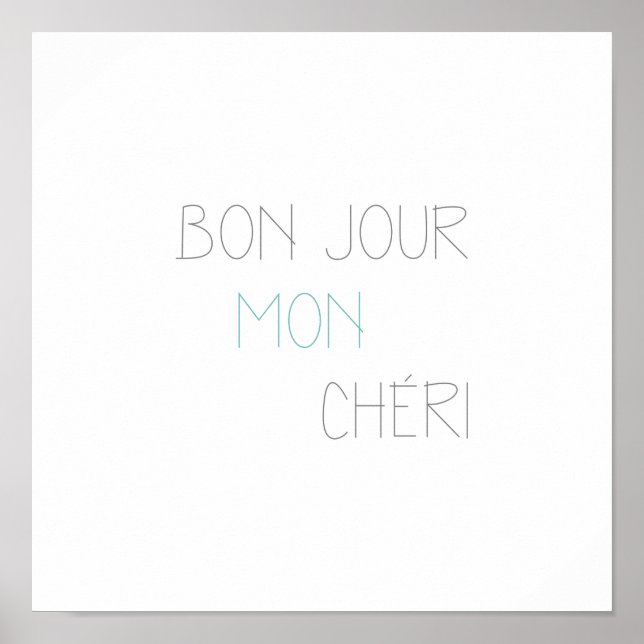 Poster Bonjour Mon Cheri II (Frente)